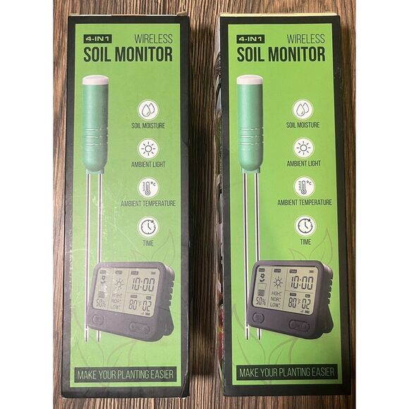 Reyke Soil Moisture Meter for Plants, 4-in-1 Soil Tester for Moisture/Tempera... - Picture 1 of 13